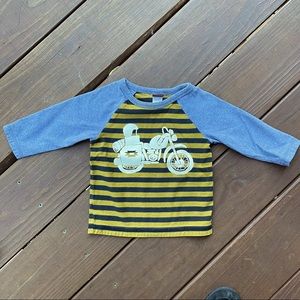 Tea - Striped Motorcycle shirt